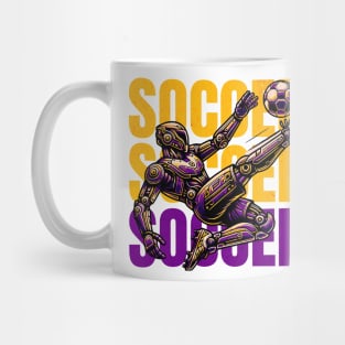 Robot Soccer Player Mug
